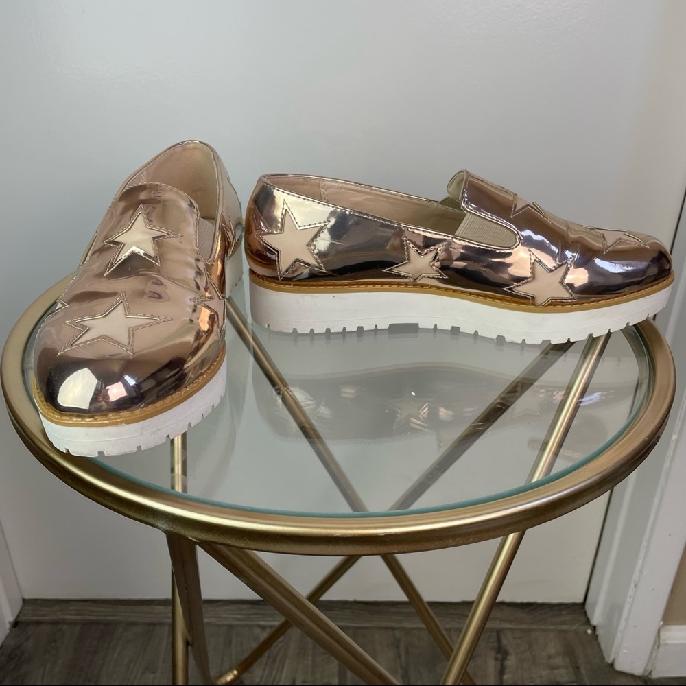 Qupid Shoes Woman Slip on 8 Size Shiny Confortable - Picture 3 of 12